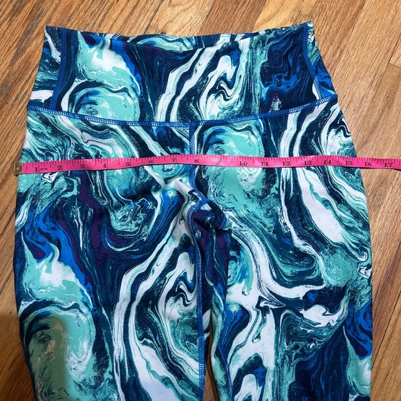 Patagonia Women Centered Leggings Tights Blue Sz S - Picture 7 of 7